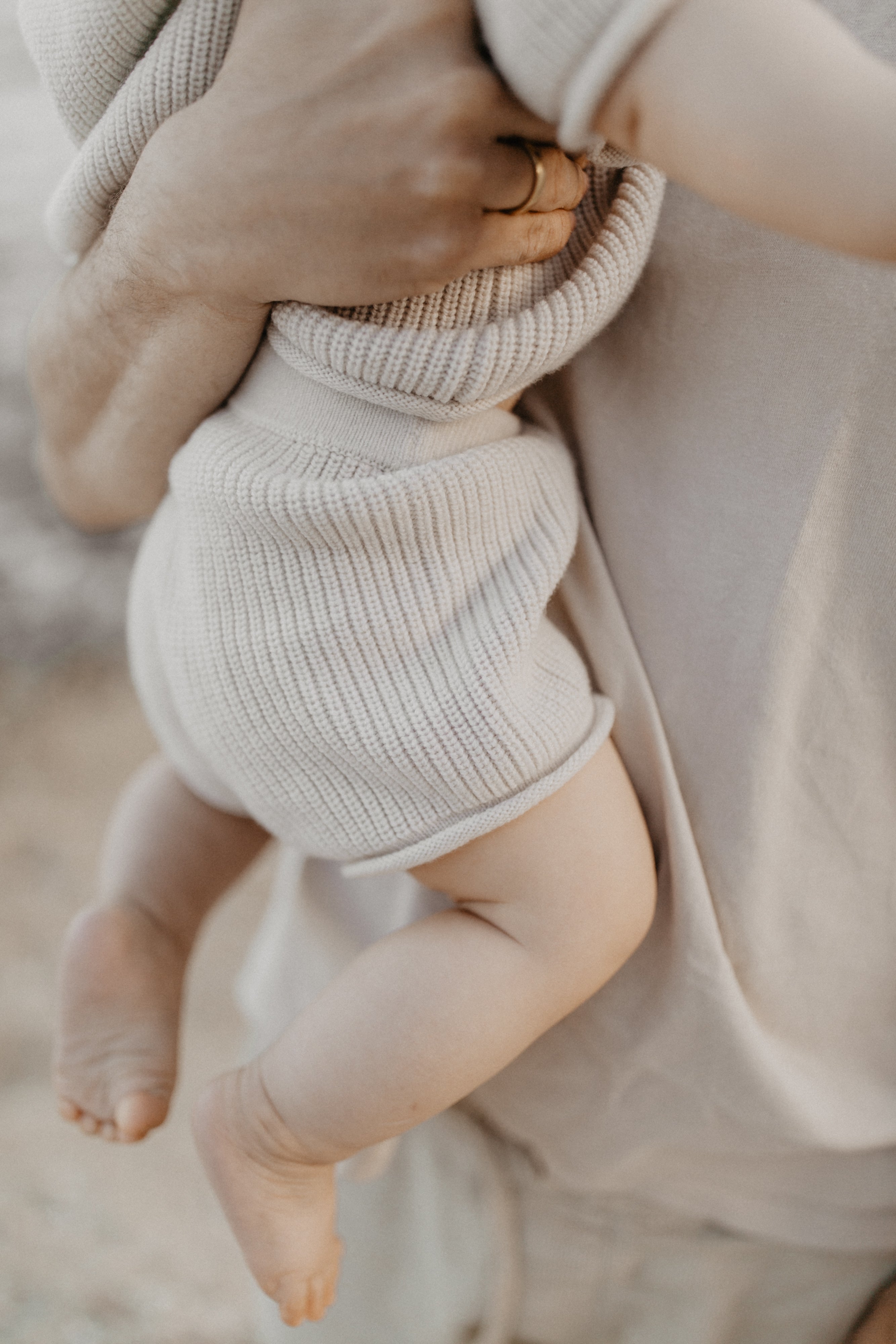 Shorts "Lucia" in creme