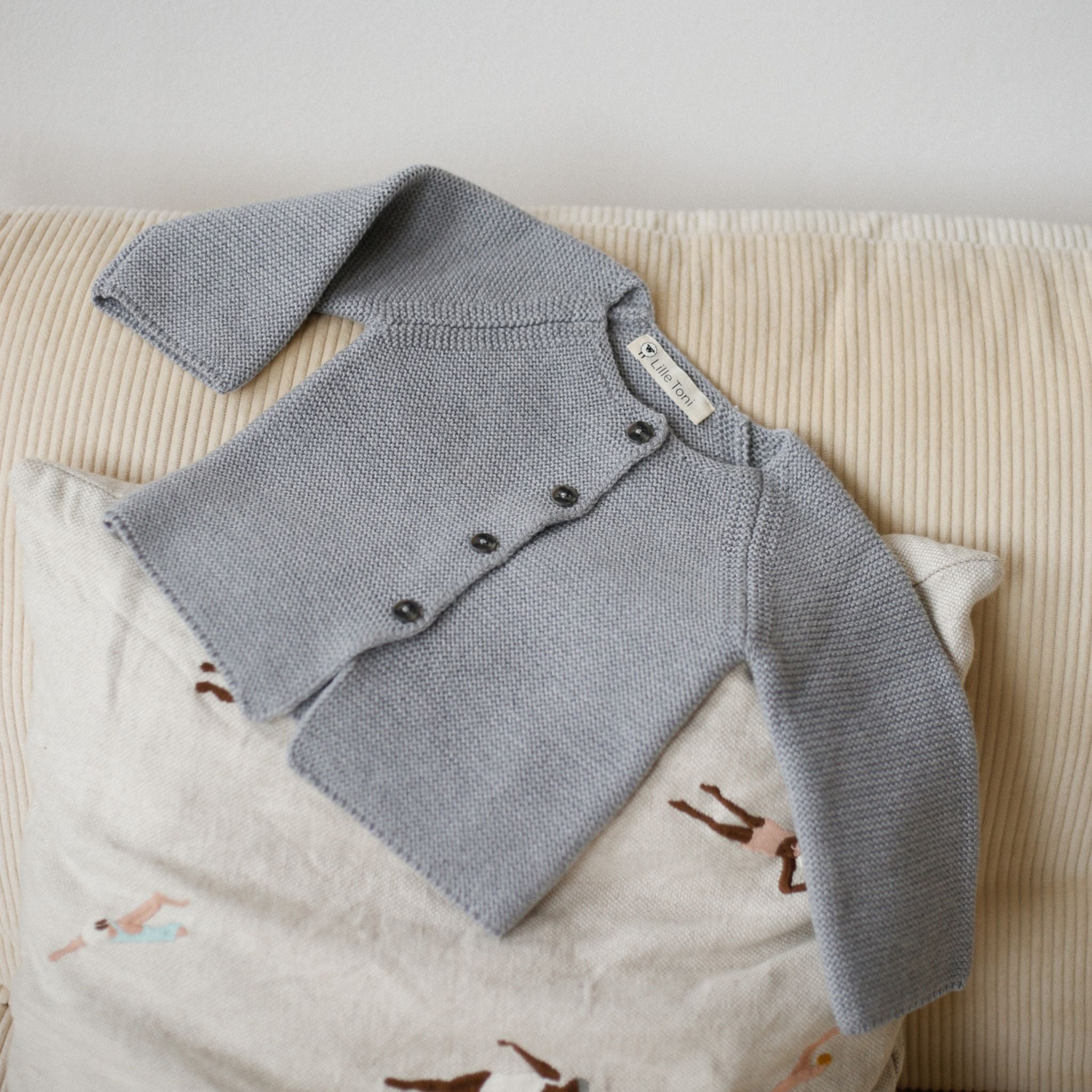 Cardigan "Emil" in grau melange