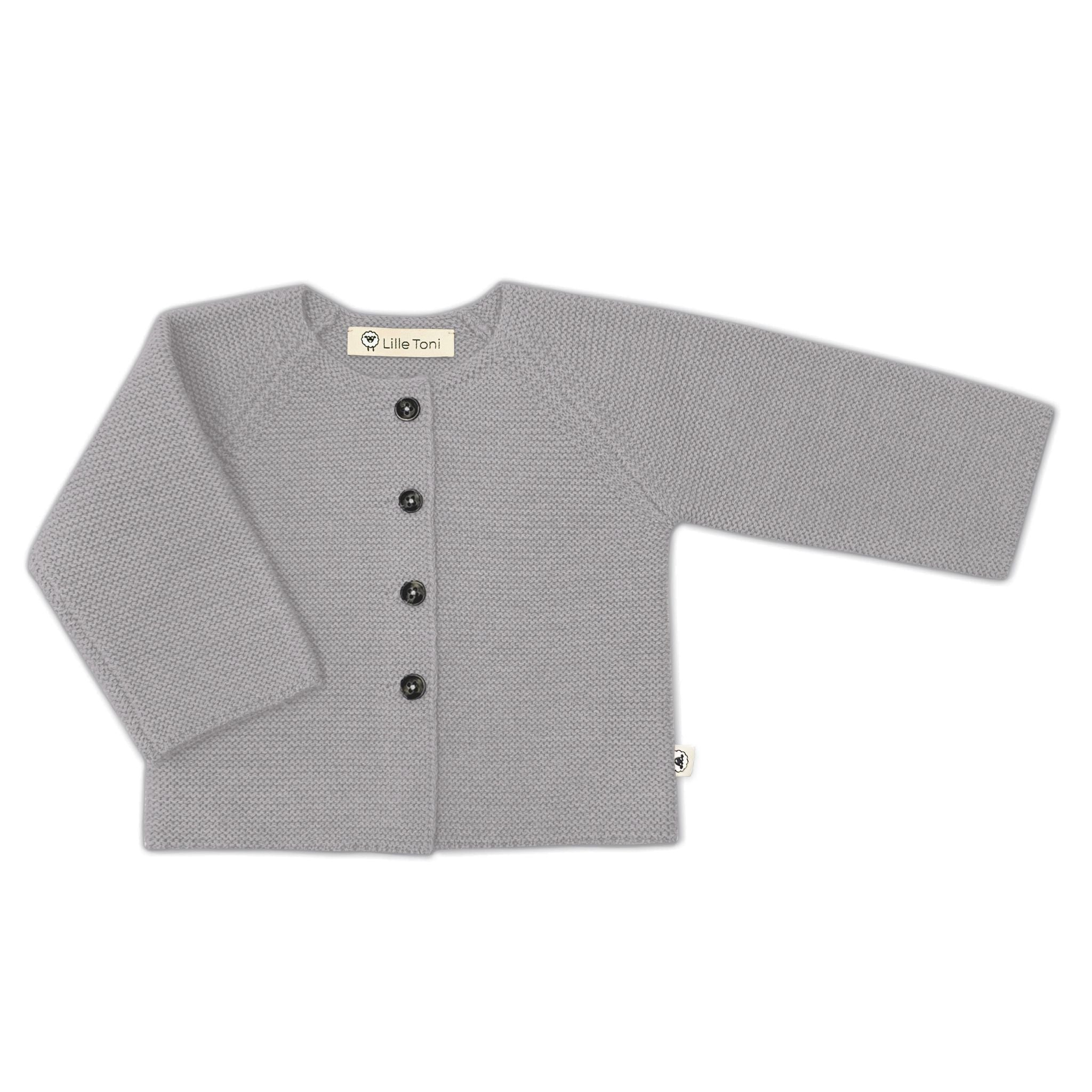 Cardigan "Emil" in grau melange